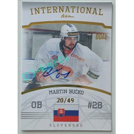 2022/23 Goal Cards Chance Liga 2. série #11 Martin Bučko International Team Autograph xx/49