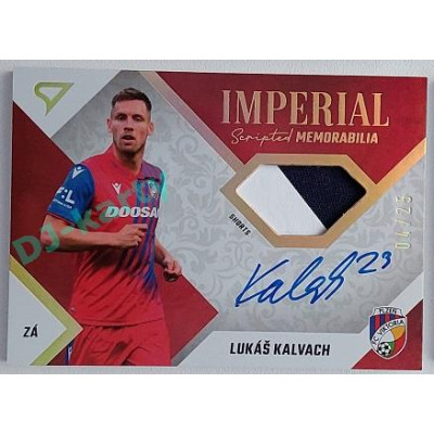 2022/23 Sportzoo Fortuna Liga 2. série #IM-LK Lukáš Kalvach Imperial Scripted Memorabilia 04/25