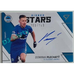 2022/23 Sportzoo Fortuna Liga 2. série #SL2-DP Dominik Plechatý Signed Stars Level 2 xx/149