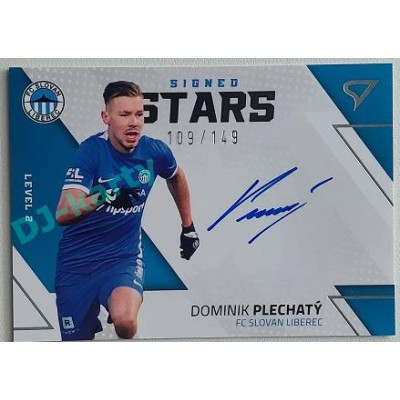 2022/23 Sportzoo Fortuna Liga 2. série #SL2-DP Dominik Plechatý Signed Stars Level 2 xx/149