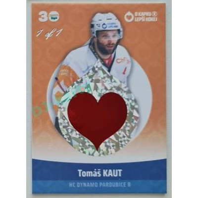 2022/23 Goal cards Chance Liga O kapku lepší hokej #KN-18 Tomáš Kaut Rainbow 1/1