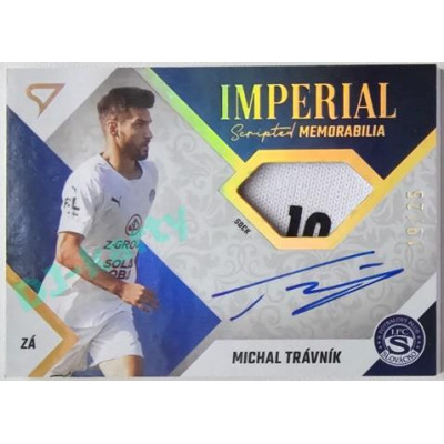 2022/23 Sportzoo Fortuna Liga 2. série #IM-MT Michal Trávník Imperial Scripted Memorabilia 19/25