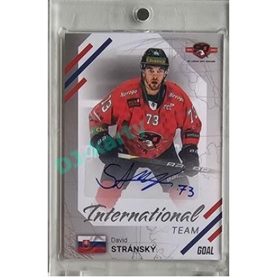 2023/24 Goal cards Chance Liga 2. série #IN-29 David Stránský International Autograph xx/25