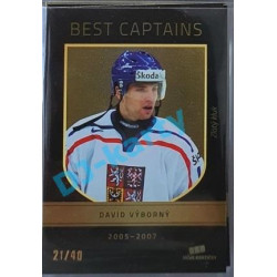 2020 MK reprezentace David Výborný #9 21/40 Best Captains