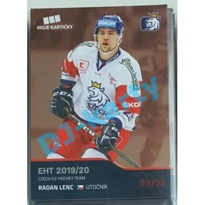 2020 MK reprezentace Radan Lenc EHT #20 20/25 Red