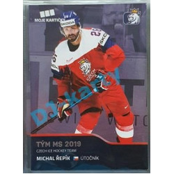 2020 MK reprezentace Michal Řepík Tým MS 2019 #62 Blue Promo