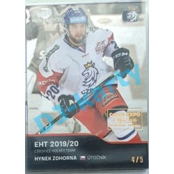 2020 MK reprezentace Hynek Zohorna #44 4/5 Silver Czech Expo