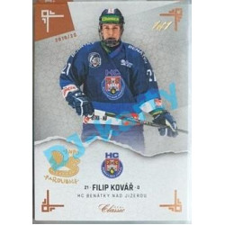 2019/20 OFS Chance liga Filip Kovář #253 1/1 Leather paralel Expo Pard.