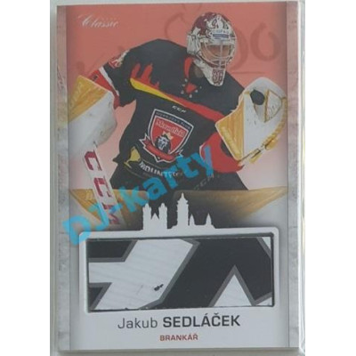 2017 OFS Mountfield Cup Jakub Sedláček #1 2/9 Game Used Stick