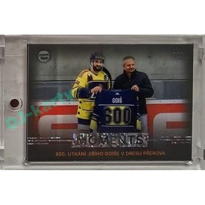 2023/24 Goal cards Chance Liga 2. série #MOM-06 600. utkání Jiřího Goiše Moments Parallel 3/5