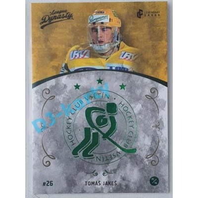 2021 Legendary Cards League Dynasty Vsetín Tomáš Jakeš #50