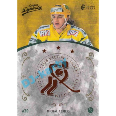 2021 Legendary Cards League Dynasty Vsetín Michal Tomek #51 Cooper 1 of 77