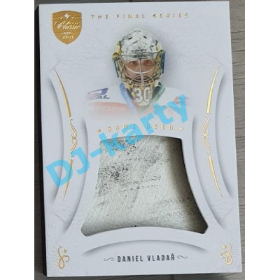 2021/22 OFS The Final Series Daniel Vladař #MEM-DV Game Used Gold PROMO