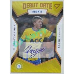 2021/22 Sportzoo Fortuna Liga 2. série #DR16 Štěpán Chaloupek DEBUT DATE ROOKIE AUTO 21/99