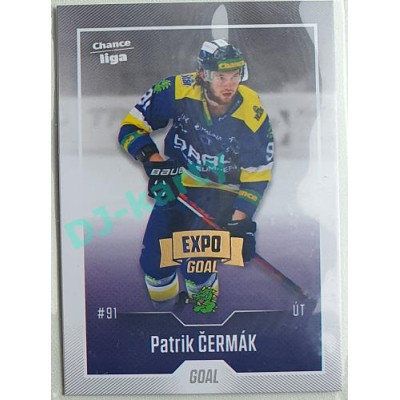 2022/23 Goal Cards Chance Liga 1. série #184 Patrik Čermák Expo Pardubice