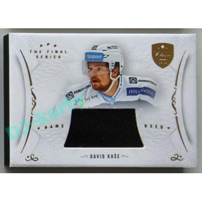 2021/22 OFS The Final Series David Kaše #STI-KAD Game Used Stick Gold PROMO