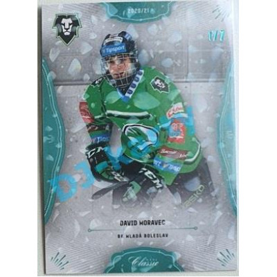 2020/21 OFS 2. série David Moravec #354 1/7 Blue Aquadropp