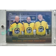 2023/24 Goal cards Chance Liga 2. série #MOM-01 Pavel Janků/Josef Štraub/Roman Meluzín Moments Parallel 05/19