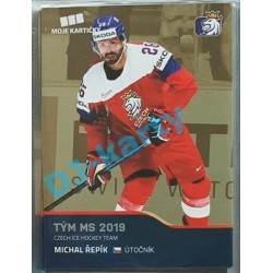 2020 MK reprezentace Michal Řepík Tým MS 2019 #62 Gold Promo