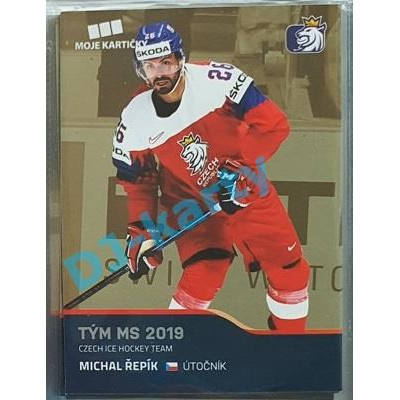 2020 MK reprezentace Michal Řepík Tým MS 2019 #62 Gold Promo
