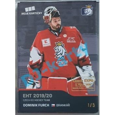 2020 MK reprezentace Dominik Furch #6 1/5 Blue Czech Expo