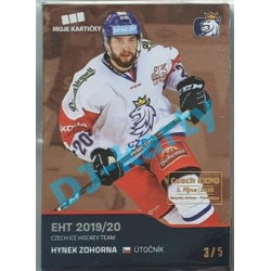 2020 MK reprezentace Hynek Zohorna #44 3/5 Red Czech Expo