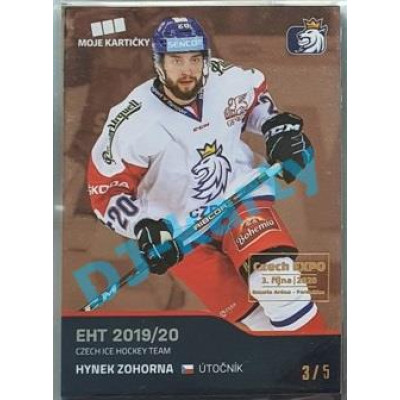 2020 MK reprezentace Hynek Zohorna #44 3/5 Red Czech Expo