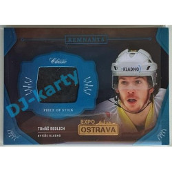 2020/21 OFS 2. série Tomáš Redlich #RPS-TRE 1/1 Game Used Remnants EXPO OSTRAVA