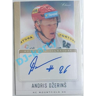2016/17 OFS Andris Dřerinš #AS-148 28/39 Authentic Signature
