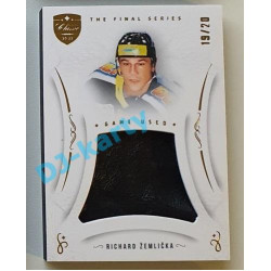 2021/22 OFS The Final Series Richard Žemlička #MEM-RE 19/20 Game Used Gold