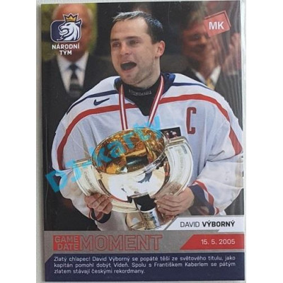 2021 MK reprezentace David Výborný GDM #100 8/25 Red