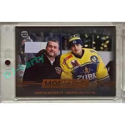 2023/24 Goal cards Chance Liga 2. série #MOM-08 Martin Vojtek se synem Moments Parallel 05/19