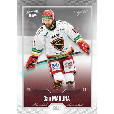 2022/23 Goal Cards Chance Liga 1. série #051 Jan Maruna Silver 1 of 60