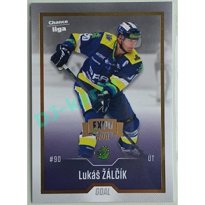 2022/23 Goal Cards Chance Liga 1. série #183 Lukáš Žálčík Expo Pardubice Gold 1 of 3