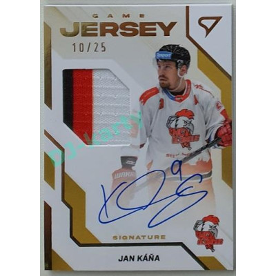2022/23 Sportzoo ELH 1. série #GJS-KA Jan Káňa Game Jersey Auto 10/25
