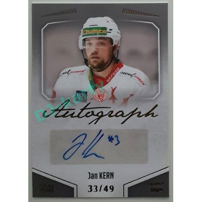 2022/23 Goal Cards Chance Liga 1. série #A-48 Jan Kern Autograph 33/49