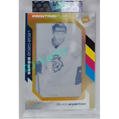 2023 MK The Gamers #PP-ŠK Šimon Kubíček 2021 Printing Plate 1/1 Cyan