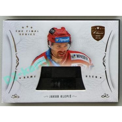 2021/22 OFS The Final Series Jakub Klepiš #STI-KLJ Game Used Stick Gold PROMO