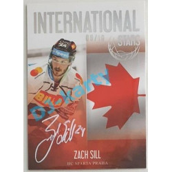 2020/21 OFS 1. série Zach Sill #IS-30 09/10 International Stars Signature