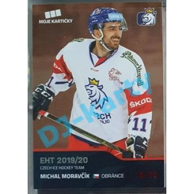 2020 MK reprezentace Michal Moravčík EHT #22 18/25 Red