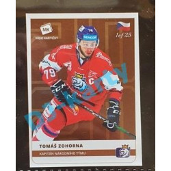 2020 MK Stick Tomáš Zohorna Kapitán národního týmu #14 1 of 25 Bronze