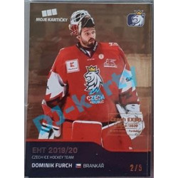 2020 MK reprezentace Dominik Furch #6 2/5 Gold Czech Expo