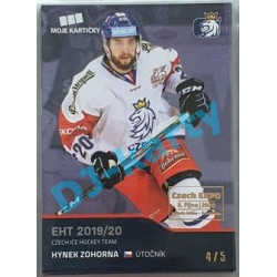 2020 MK reprezentace Hynek Zohorna #44 4/5 Blue Czech Expo