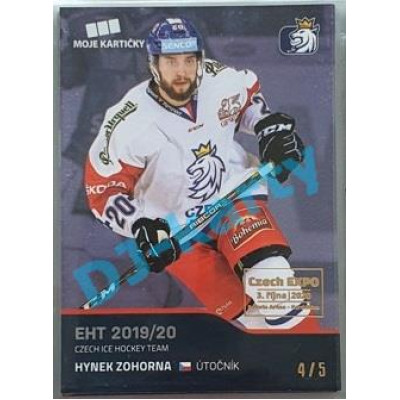 2020 MK reprezentace Hynek Zohorna #44 4/5 Blue Czech Expo