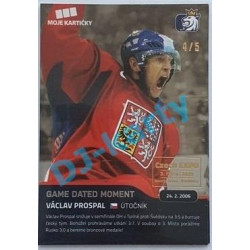 2020 MK reprezentace Václav Prospal #93 4/5 Silver Czech Expo