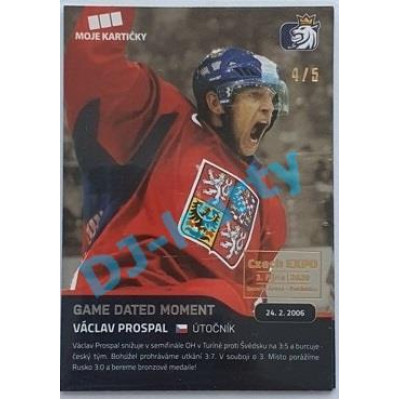 2020 MK reprezentace Václav Prospal #93 4/5 Silver Czech Expo