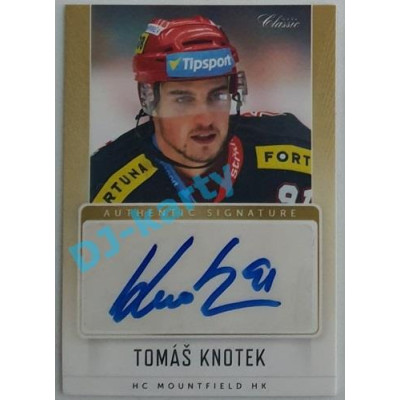 2016/17 OFS Tomáš Knotek #AS-149 10/39 Authentic Signature