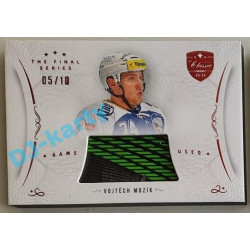 2021/22 OFS The Final Series Vojtěch Mozík #STI-MOV 05/10 Game Used Stick Red
