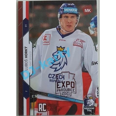 2021 MK reprezentace Luboš Horký RC EHT #9 4/5 Expo Red