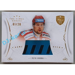 2021/22 OFS The Final Series Petr Vrána #STI-VRP 01/20 Game Used Stick Gold